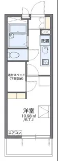 レオパレス南大和田【1階】の間取り