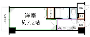 ガラ・ステージ国分寺【7階】の間取り