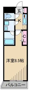 ARCOBALENO MUSASHIKOSUGIII【2階】の間取り
