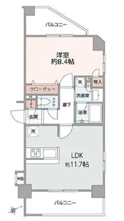 日神パレステージ西巣鴨【3階】の間取り