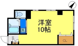 アクセス新小岩【3階】の間取り