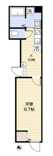 エクセラン平井【1階】の間取り