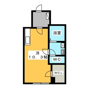あさひレジデンス五番館【1階】の間取り