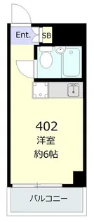 GSプラザ桜木町駅前【4階】の間取り