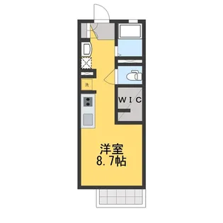 エバーグリーン裾花【1階】の間取り