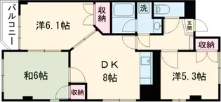 TWIN VILLA B【3階】の間取り