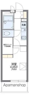 レオパレスロイヤルパーム【2階】の間取り