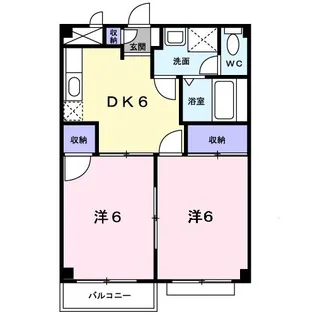 エルディムAiI【2階】の間取り