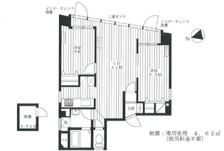 フローラル戸越銀座【4階】の間取り