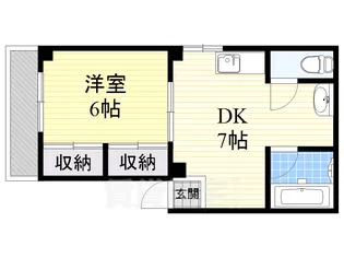 クオーレ神崎川【2階】の間取り