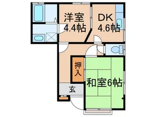 みゆき荘【1階】の間取り