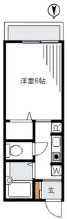 セントラル新町【2階】の間取り