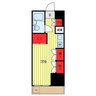 コスモフラッツ【2階】の間取り
