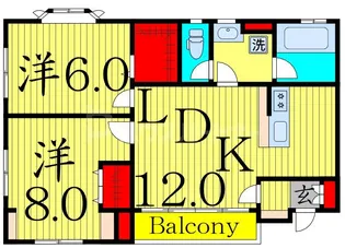 メゾン・ピア【2階】の間取り