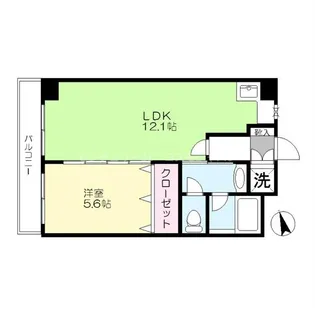 池上サンハイツ【1階】の間取り