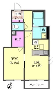 山王・兆【1階】の間取り