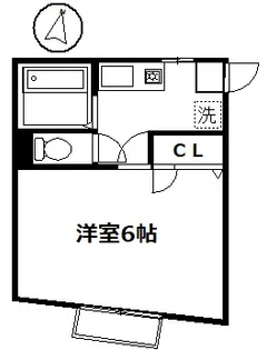 セブンハイツ若林【2階】の間取り