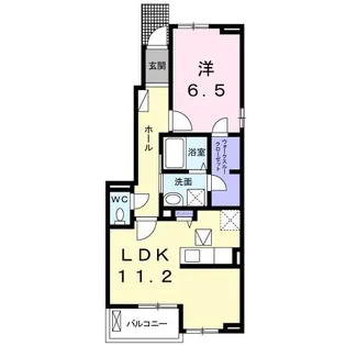 ヴィラ グランデ D【1階】の間取り