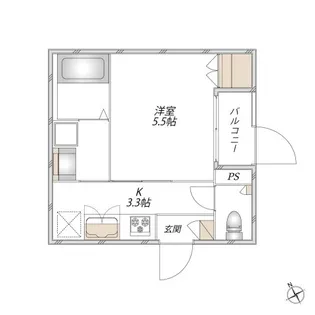 ハレ テラス【1階】の間取り