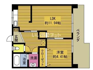 ZENITH豊饒【2階】の間取り