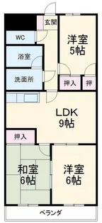 カームウェーブ【2階】の間取り
