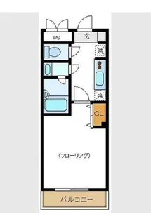 プルメリアマンション【4階】の間取り
