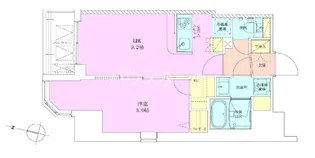 半蔵門レジデンス【4階】の間取り