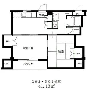 ドリーム野中【3階】の間取り