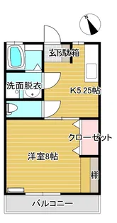 ユニオンレストI【2階】の間取り