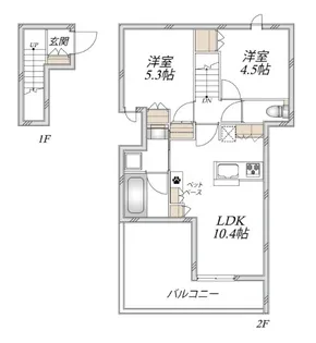 マリスタ大門の間取り