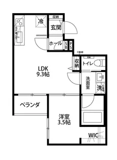 フューチャー東中野山【2階】の間取り