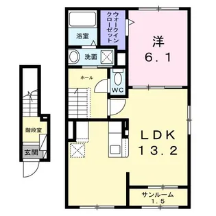 KASHIWA HILLS【2階】の間取り