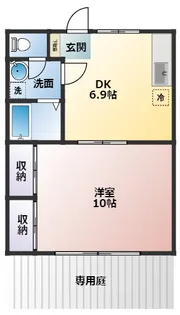 ヴィレッジ君津【2階】の間取り