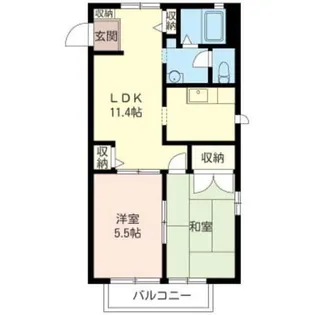 フレンドハウス【2階】の間取り
