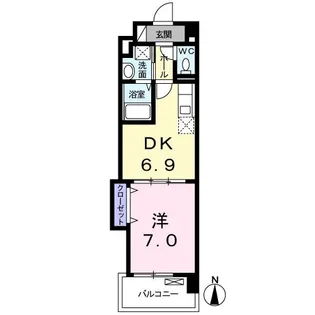 イリーデ・カーサ【5階】の間取り