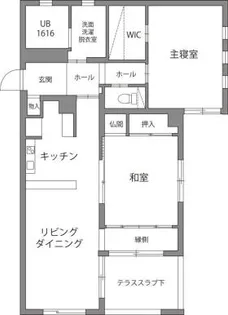 ルーネス南烏山【1階】の間取り