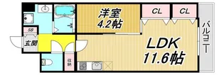 マロン・ラポール【1階】の間取り