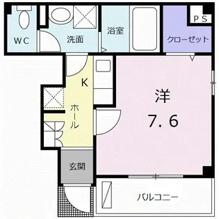 フォンテーヌ【1階】の間取り