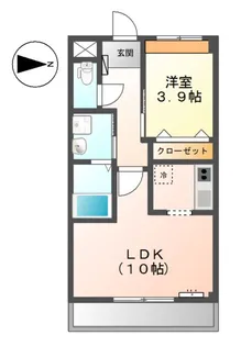 シャルム浜玉【2階】の間取り