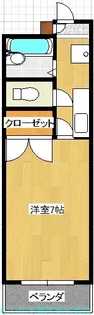 青山ハイツ【4階】の間取り