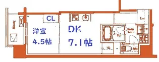 ラグゼナ磯子【7階】の間取り
