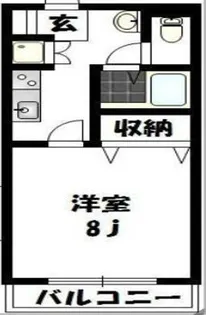 【8:30~23:00演奏可能】ラフィーネ溝ノ口【1階】の間取り