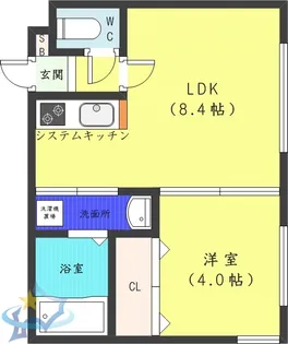 HOPE南7条【3階】の間取り