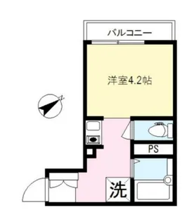 リブフラット東六郷【3階】の間取り