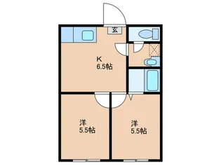 アリタマンション京橋【4階】の間取り
