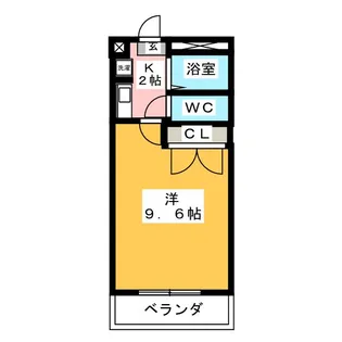 グリーンA【2階】の間取り
