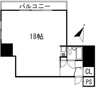 ニューシティーハイツ飯田橋【6階】の間取り
