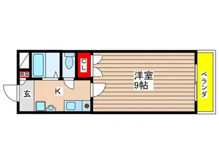グリーンコートII【1階】の間取り