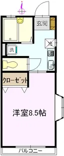 ハイツカトウ【1階】の間取り
