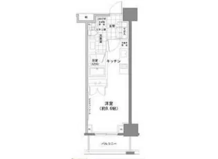 パークハビオ人形町【11階】の間取り